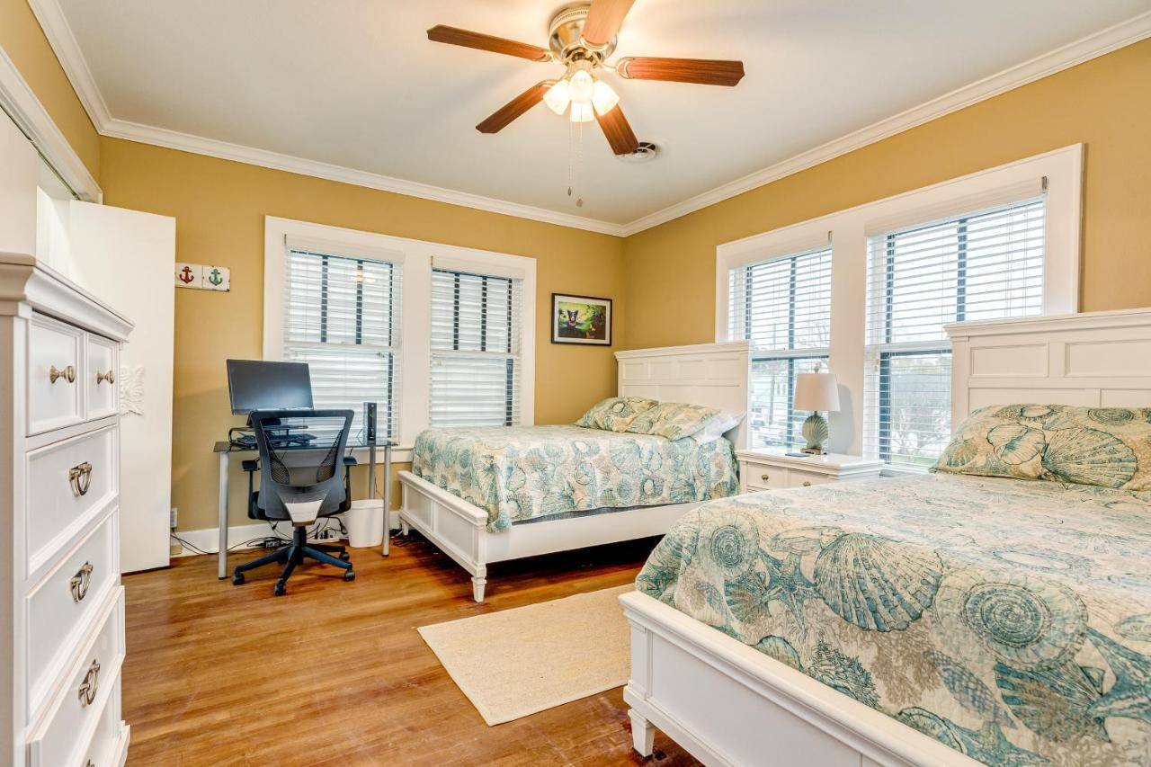 Villa Nautical Niche- Upstairs Galveston Esterno foto